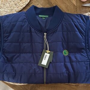 Masters Navy Quilted Vest. Men’s